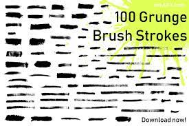 Find and install new brushes for your own use. Download 100 Grunge Brush Strokes In Png Transparent Onlygfx Com