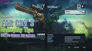 Which signature weapons have you unlocked so far and what are your impressions of them? How To Unlock The Cannon Revolving Gift Far Cry 3 Signature Weapons Youtube
