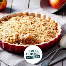Ingredients De L Emission Tous En Cuisine Sur M6 Recette Crumble Crumble Pomme Crumble Facile