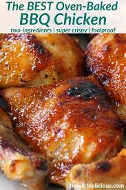 Two Ingredient Crispy Oven Baked Bbq Chicken Recipe Baked Bbq Chicken Recipes Baked Bbq Chicken Oven Baked Bbq Chicken