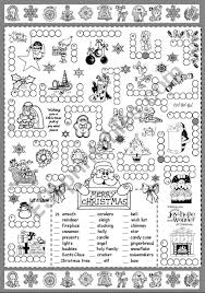 Christmas crossword puzzle worksheet pdf. Christmas Puzzle Esl Worksheet By Silvanija