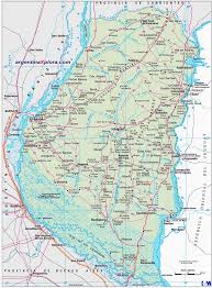 Mapa De Rutas Y Localidades De La Provincia De Entre Rios Argentina Mapa De Argentina Mapas Rutas
