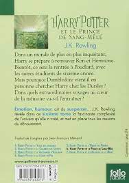 Последние твиты от harry potter film (@harrypotterfilm). Rowling Joanne K Bd 6 Harry Potter Et Le Prince De Sang Mele Harry Potter Und Der Halbblutprinz Franzosische Ausgabe Harry Potter French Rowling Joanne K Amazon De Bucher