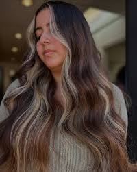 BOLD pops of blonde for this cutie 🌟 such a fun color blocking placement,  & so obsessed with the contrast. Thank you for the trust! 💗 #hair  #haircolor #colorblocking #sandiego #sandiegohairstylist #pacificbeach  #sandiegohair