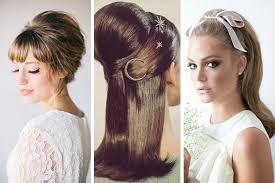 No matter your thoughts on gray versus no gray or short versus long, these hairstyles have you covered. 1960s Bridal Hair Makeup Looks For Vintage Brides One Fab Day