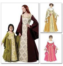 Mccalls Sewing Pattern 6376 Girls Child Kids Medieval Dress Gown Costumes 3 8 Medieval Dress Pattern Medieval Dress Historical Dresses