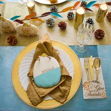 Better homes & gardens this link opens in a new tab; Modern Turquoise And Gold Thanksgiving Table Decor Fun365
