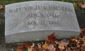 Mary Virginia “Vee” Bader Firestone (1921-1992)