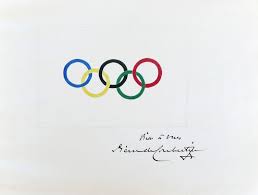 Visit nbcolympics.com for summer olympics live streams, highlights, schedules, results, news, athlete bios and more from tokyo 2021. Original Coubertin Drawing Of Olympic Rings Sells For 185 000