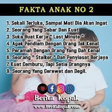 Lalu, anak kedua pun dianggap sebagai pelopor, karena memiliki kepribadian yang berani mengambil risiko, terbuka dalam segala hal, dan sering mencoba banyak hal baru. Fakta Anak Ke 2 Posts Facebook