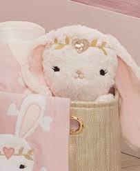 Lambs Ivy Confetti Plush Bunny Stuffed Animal With Heart Crown 10 Pixie White Bunny Plush Bunny Stuffed Animals Pink Stuffed Animals