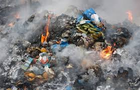 Image result for burning trash