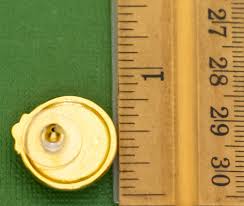 Vintage Silver Tone Circular Center Gold Tone Stud Earrings. K33