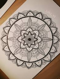 My First Mandala Mandalas Draw Mandala Flower Floral Pattern Design Drawing Mandala Drawing Doodle Inspiration