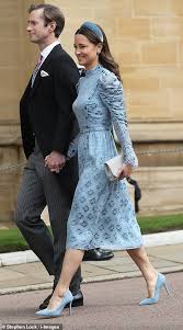 Pippa middleton stays cool in a floaty white dress and sunglasses as she takes son arthur for a stroll through leafy west london. Queen And Prince Harry Attend Lady Gabriella Windsor S Wedding Pippa Middleton Style Pippa Middleton Pippa And James