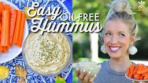 Hummus is one food i could not live without. The Perfect Party Dip Easy Oil Free Hummus Recipe Whole Foods Plant Based Vegan Youtube