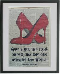 These shoes look like they're straight out of 'the wizard of oz,' but. Wizard Of Oz Quote Vintage Dictionary Print Wall Art Picture Dorothy Red Shoes Elipesa Com