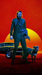 Download Hd Wallpapers Dog Poster John Wick Movie Keanu Reeves John Wick
