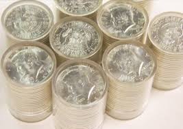 10 Face Value Roll 1964 Bu Kennedy Half Dollars 90 Silver Coin Golden Isles Coins