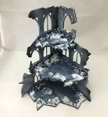 Sword Of Templar Terrain Showcase Ttcombat Buildings From Ruin Sector Set Terrain Grey Knights Mdf Terrain