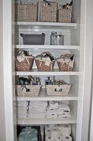 Bookshelves corner shelves cubbies curio shelves decorative storage cabinets drawers floating shelves garment organizers interlocking shelves. Diy Turning A Closet Into Open Shelving This Is One Of New Favorite Tutorials I Bathroom Closet Organization Simple Bathroom Renovation Bathroom Closet