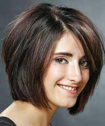 It's only slightly shorter in the back, without any layers, which makes fine or thin hair look packed with volume. Cool Chin Length Thick Layered Hairstyles 2018 For Women Styles Beat Short Layered Bob Hairstyles Layered Bob Hairstyles Square Face Hairstyles