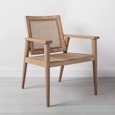 Wood Cane Accent Chair Hearth Hand With Magnolia In 2020 Accent Chairs Chair Woven Chair