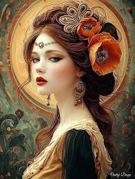 Inspiration from artist Klimt