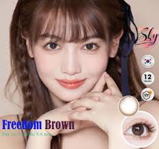 Sky lens- Freedom brown Dia 14.00 Bc 8.5