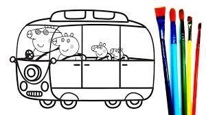 Ausmalbilder Peppa Wutz Ihre Familie Und Freunde Online Drucken