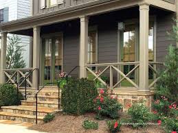A porch (from old french porche, from latin porticus colonnade, from porta passage) is a room or gallery located in front of an entrance of a building. Front Porch Railing Ideas Materials And More Porch Railing Designs Front Porch Design Porch Design