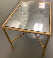 Shop 24 hours a day for effortless luxury online. Gold Gilt Metal Faux Bamboo And Mirror Side Table For Sale At 1stdibs