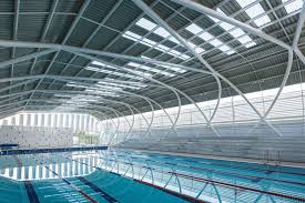 Gallery Of Aisj Aquatic Center Flansburgh Architects 2 Structure Architecture Modern Pools Architect