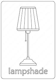 Printable Lampshade Coloring Pages Coloring Pages Color Free Coloring Pages