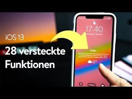 28 Versteckte Funktionen In Ios 13 05 02 2020 Von Jocr In 2020 Ios Iphone Youtube