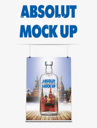 Download Absolut Vodka Mockup Free Png Image Transparent Png Free Download On Seekpng