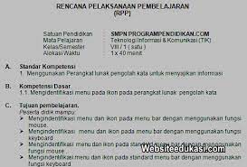 Download segera rpp sma kurikulum 2013 revisi 2016 dan revisi 2017 ini untuk melengkapi administrasi anda sebagai guru smp maupun mts. Rpp Tik Kelas 8 Smp Mts Tahun 2019 2020 Websiteedukasi Com