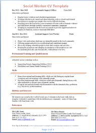 Social Worker Cv Template Tips And Download Cv Plaza