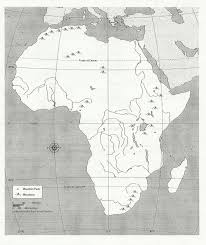 Blank Physical Map Of Africa New Calendar Template Africa Map Map Worksheets Physical Map