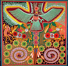 huichol yarn art so much work to create this painting visionary indigenous coloriage de singe