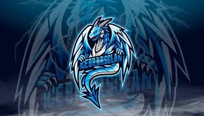 Black And Blue Dragon Logo Design Logo Gaming Esport With Mascot Character By Akaaqib In 2020 Game Logo Logo Dragon Logo Design