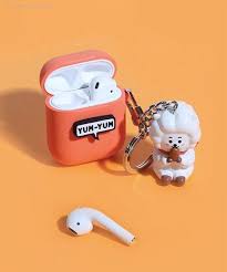Bt21 Airpod Case Key Chain Bts Airpods Case Bt21 Figure Airpod Keychain Airpod Cover Airpod Holder Accessor Airpod Case Electronic Accessories Case
