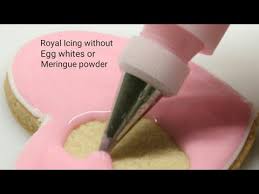 How to make royal icing. Royal Icing Without Egg Whites Or Meringue Powder Youtube