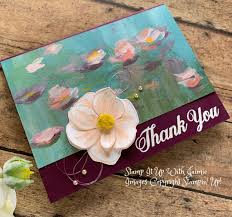 Stampin Up 3d Floral Card Video Tutorial Stamp It Up With Jaimie Floral Cards Spring Cards Card Making Video Tutorials