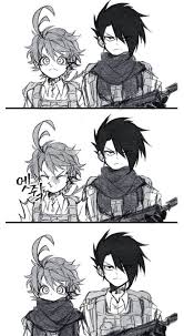 Norman x ray x emma. á´›Êœá´‡ á´˜Ê€á´á´Éªsá´‡á´… É´á´‡á´ á´‡Ê€ÊŸá´€É´á´… Comic S Fanarts á´‡É´É¢ÊŸÉªsÊœ Emma X Ray Sneeze Neverland Art Anime Neverland