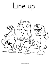 Coloring pages from favourite cartoons, fairy tales, games. Line Up Coloring Page Twisty Noodle