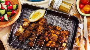 Sizzling BBQ skewers