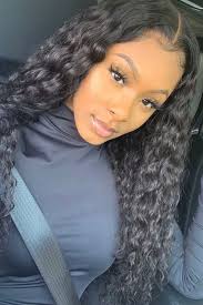 When you have the long and straight hair making a middle part. 45 Amazing Middle Part Sew In Hairstyles Curly Girl Swag