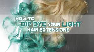 Dip dyed blonde hair is your chance to try this color in small doses. How To Dip Dye Your Blonde Hair Extensions Luxury For Princess Youtube