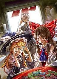 touhou glasses doujinshi by kozousan 東方 かわいい イラスト キャラクターデザイン